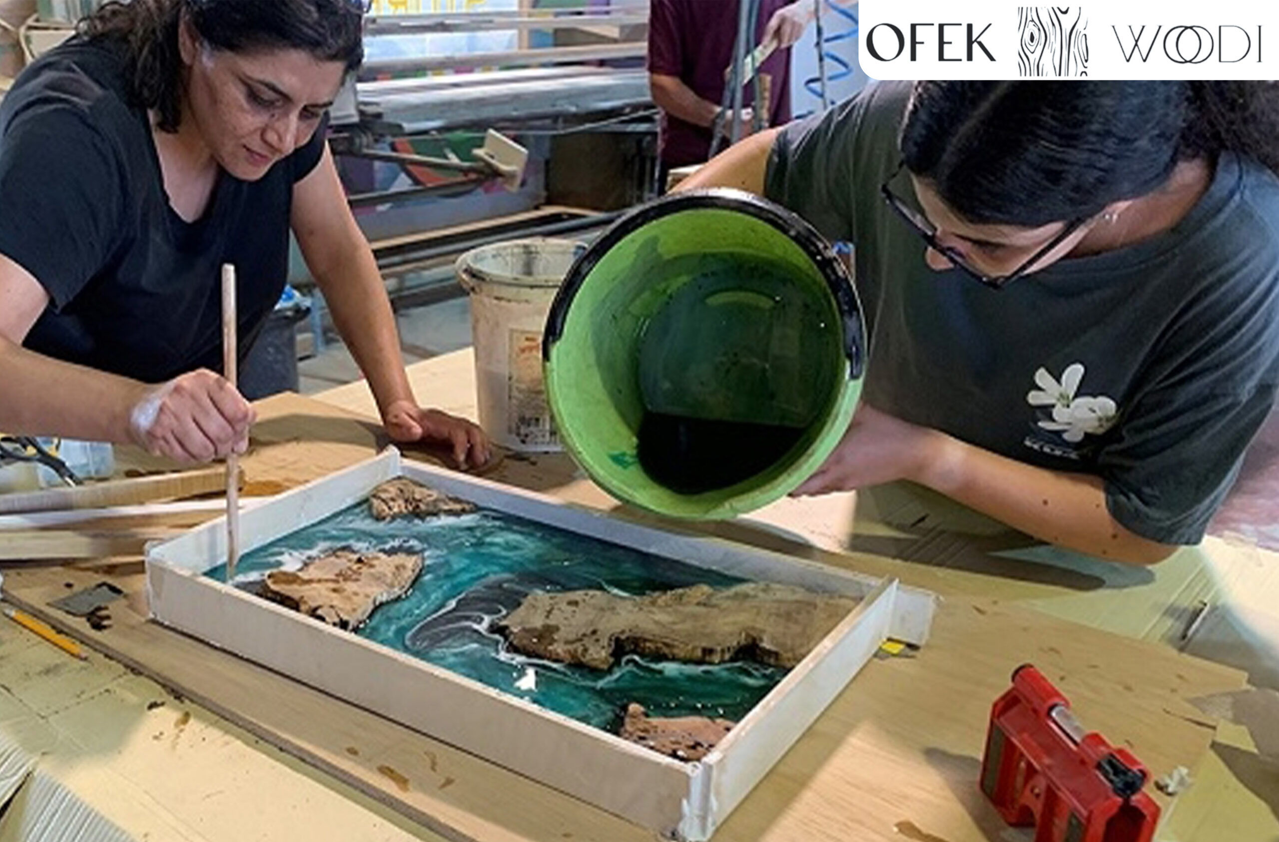 Ofek Woodi_2 סדנת נגרות אפוקסי פרטית משפחתית- Ofek Woodi עמק חפר – תמונה 1