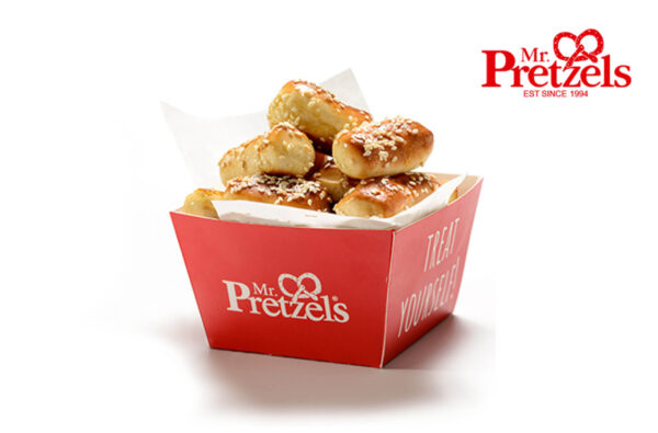 בייטס M באיסוף עצמי מסניפי רשת Mr.Pretzels